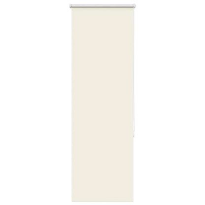 vidaXL Roller Blind Blackout Off White 45x150 cm Fabric Width 40.7 cm Polyester