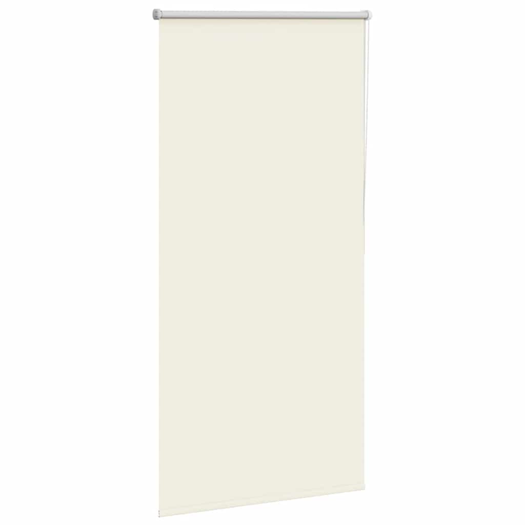 vidaXL Roller Blind Blackout Off White 75x150 cm Fabric Width 70.7 cm