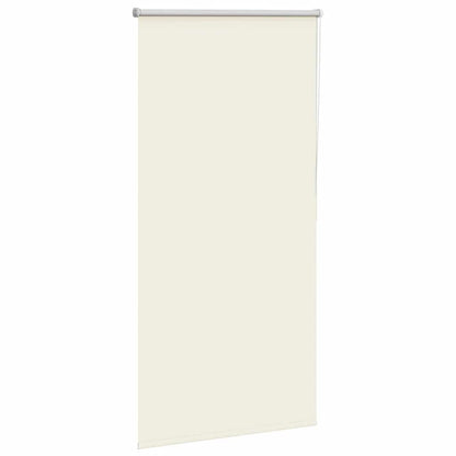 vidaXL Roller Blind Blackout Off White 75x150 cm Fabric Width 70.7 cm