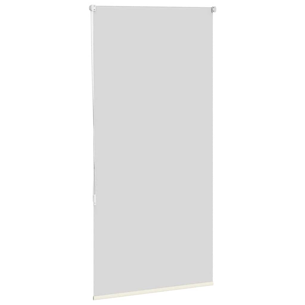 vidaXL Roller Blind Blackout Off White 75x150 cm Fabric Width 70.7 cm