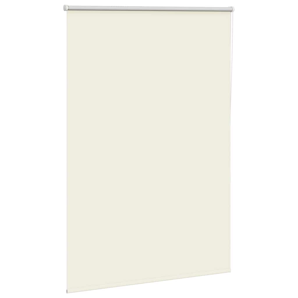 vidaXL Roller Blind Blackout Off White 95x150 cm Fabric Width 90.7 cm