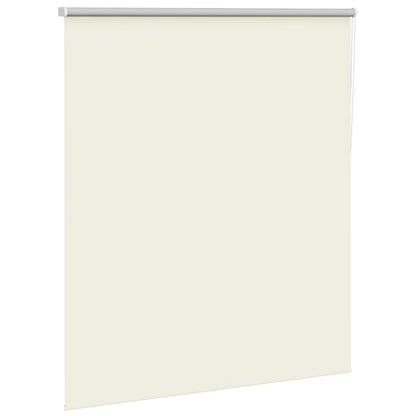 vidaXL Roller Blind Blackout Off White 125x150cm Fabric Width 121.6cm