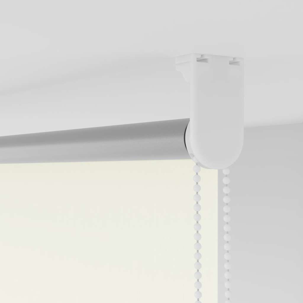 vidaXL Roller Blind Blackout Off White 130x150cm Fabric Width 126.6cm