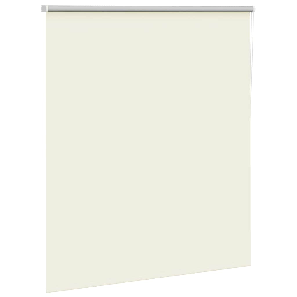 vidaXL Roller Blind Blackout Off White 130x150cm Fabric Width 126.6cm