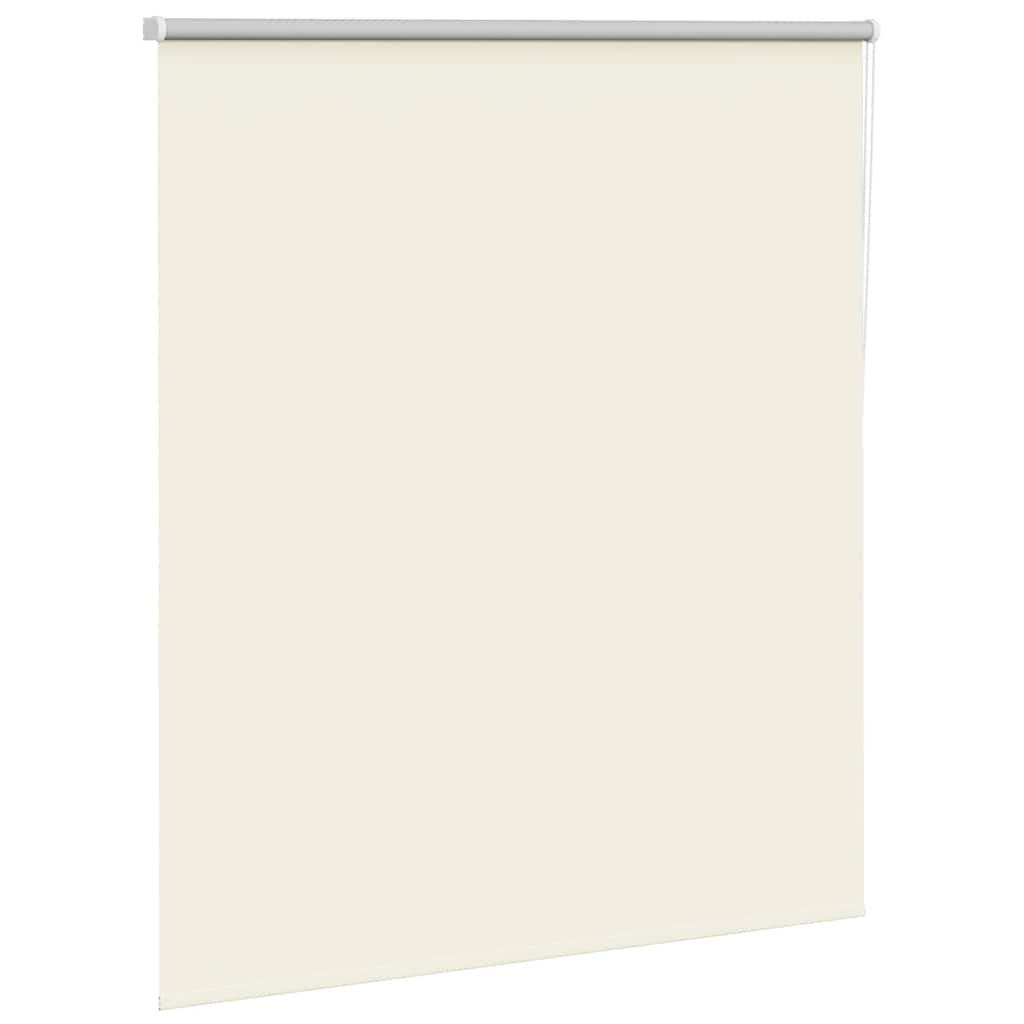 vidaXL Roller Blind Blackout Off White 135x150cm Fabric Width 131.6cm
