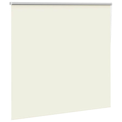 vidaXL Roller Blind Blackout Off White 155x150cm Fabric Width 151.6cm