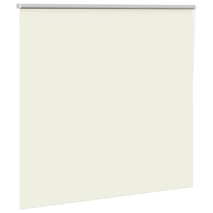 vidaXL Roller Blind Blackout Off White 160x150cm Fabric Width 156.6cm