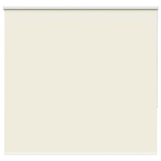 vidaXL Roller Blind Blackout Off White 165x150 cm Fabric Width 161.6 cm Polyester