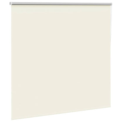 vidaXL Roller Blind Blackout Off White 165x150cm Fabric Width 161.6cm