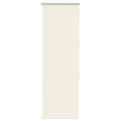 vidaXL Roller Blind Blackout Off White 40x175 cm Fabric Width 35.7 cm Polyester