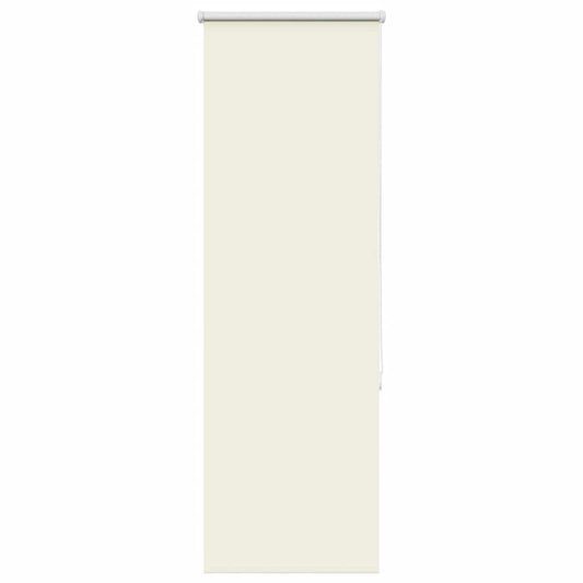 vidaXL Roller Blind Blackout Off White 40x175 cm Fabric Width 35.7 cm