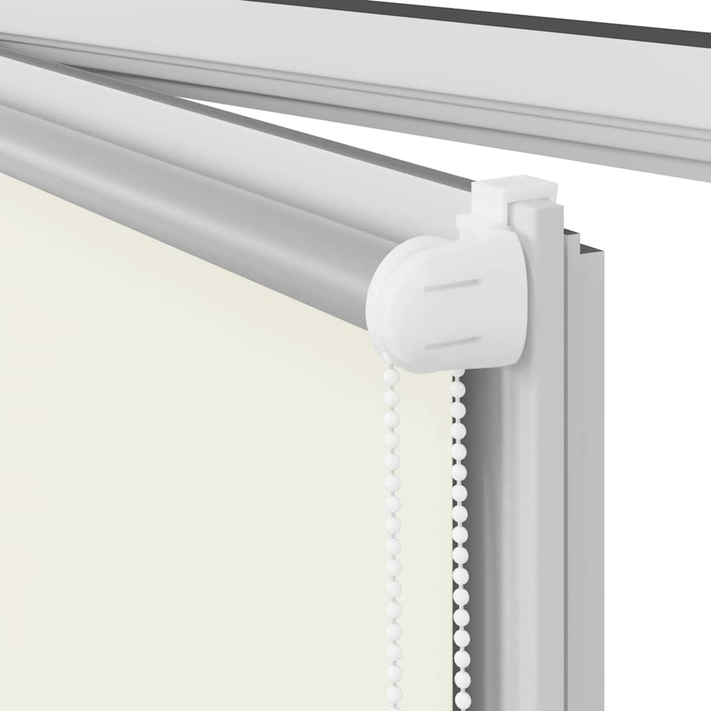 vidaXL Roller Blind Blackout Off White 40x175 cm Fabric Width 35.7 cm