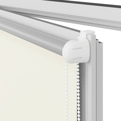 vidaXL Roller Blind Blackout Off White 40x175 cm Fabric Width 35.7 cm