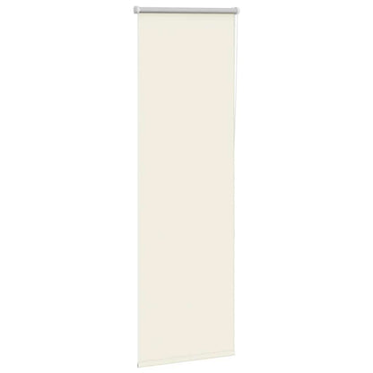 vidaXL Roller Blind Blackout Off White 40x175 cm Fabric Width 35.7 cm Polyester
