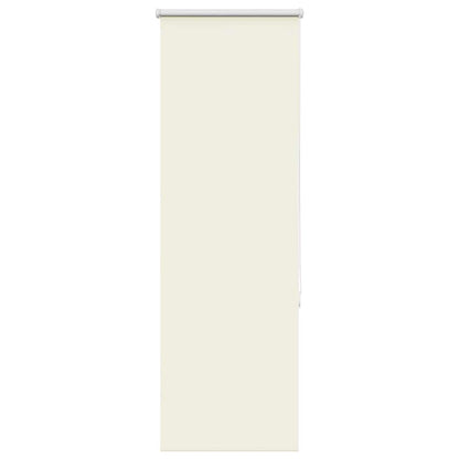 vidaXL Roller Blind Blackout Off White 45x175 cm Fabric Width 40.7 cm