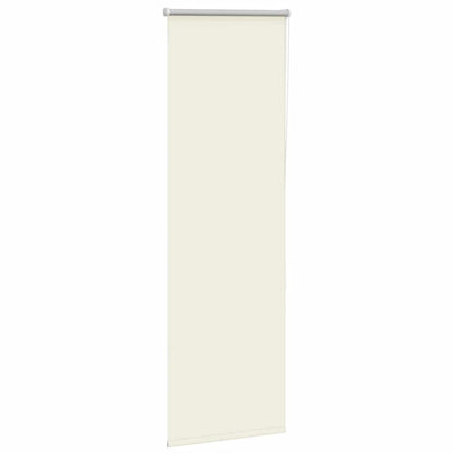 vidaXL Roller Blind Blackout Off White 45x175 cm Fabric Width 40.7 cm