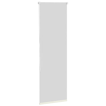 vidaXL Roller Blind Blackout Off White 55x175 cm Fabric Width 50.7 cm