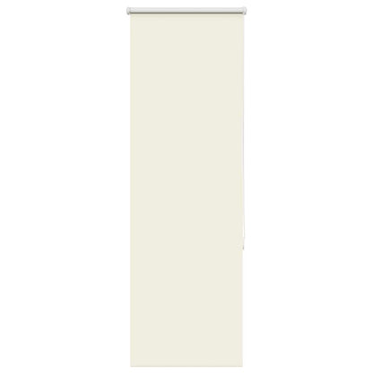vidaXL Roller Blind Blackout Off White 60x175 cm Fabric Width 55,7 cm Polyester