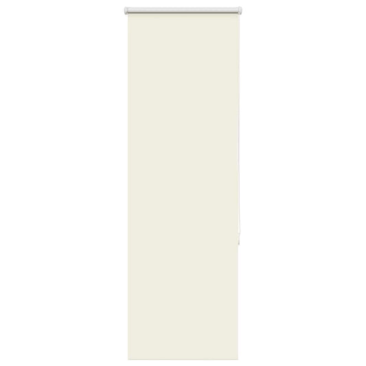 vidaXL Roller Blind Blackout Off White 60x175 cm Fabric Width 55,7 cm Polyester