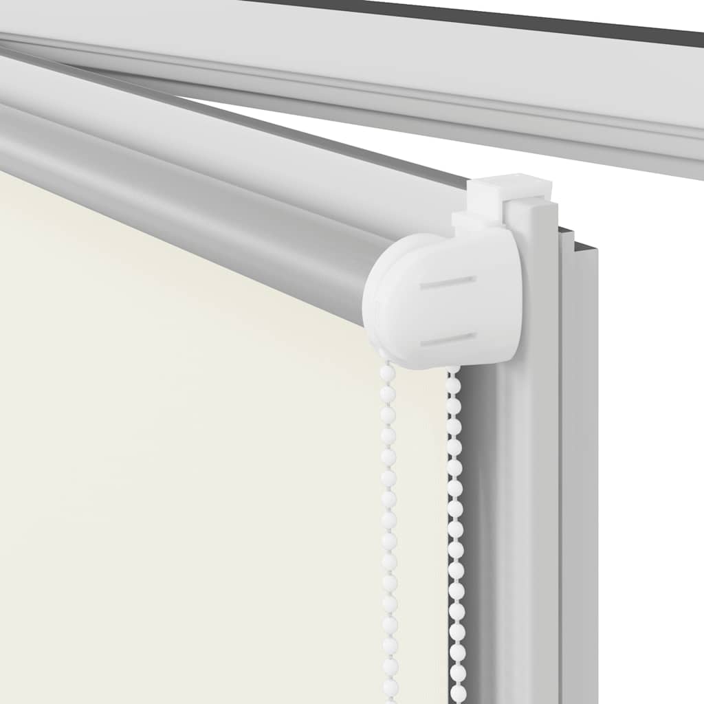 vidaXL Roller Blind Blackout Off White 60x175 cm Fabric Width 55,7 cm Polyester