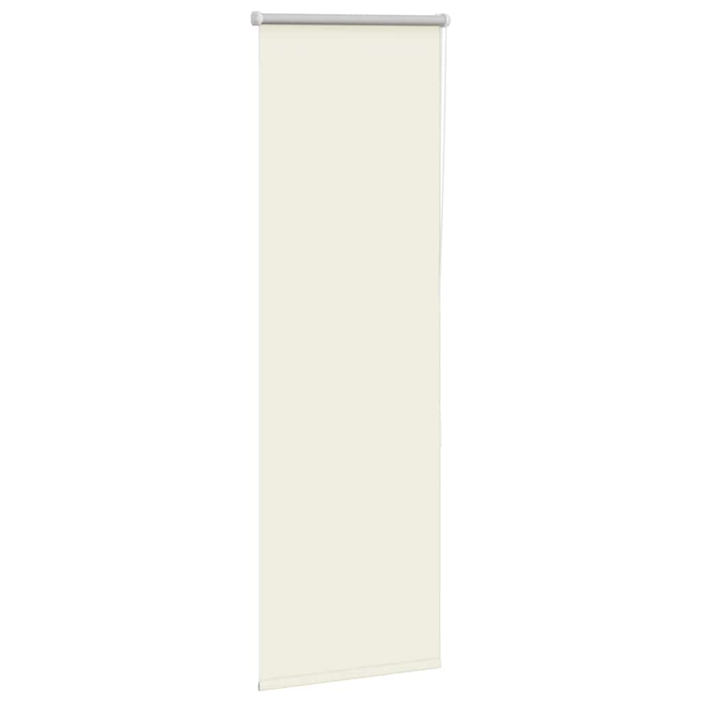 vidaXL Roller Blind Blackout Off White 60x175 cm Fabric Width 55,7 cm Polyester