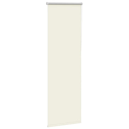 vidaXL Roller Blind Blackout Off White 60x175 cm Fabric Width 55,7 cm Polyester