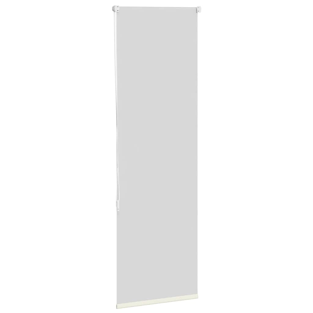vidaXL Roller Blind Blackout Off White 60x175 cm Fabric Width 55,7 cm Polyester