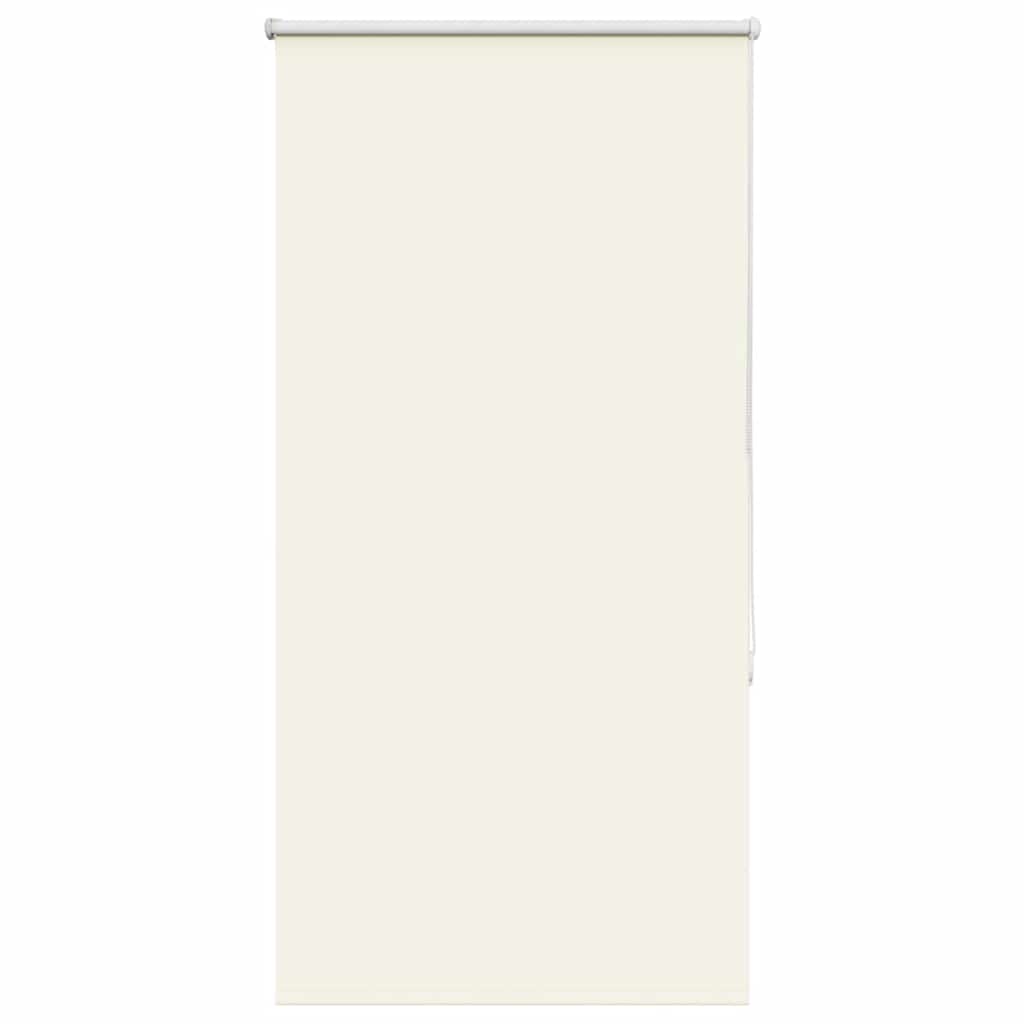 vidaXL Roller Blind Blackout Off White 75x175 cm Fabric Width 70.7 cm Polyester