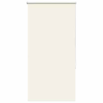 vidaXL Roller Blind Blackout Off White 75x175 cm Fabric Width 70.7 cm Polyester