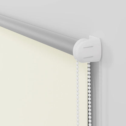 vidaXL Roller Blind Blackout Off White 75x175 cm Fabric Width 70.7 cm Polyester
