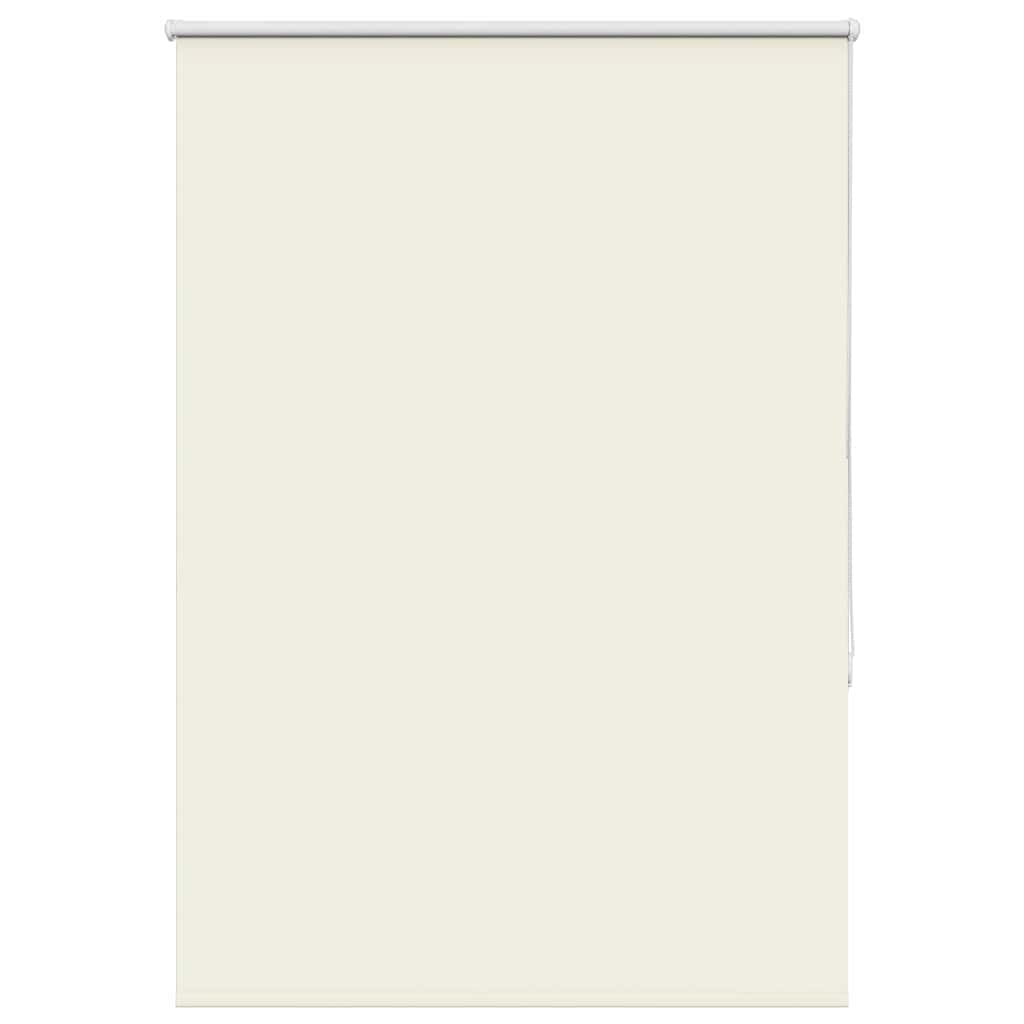 vidaXL Roller Blind Blackout Off White 90x175 cm Fabric Width 85.7 cm Polyester