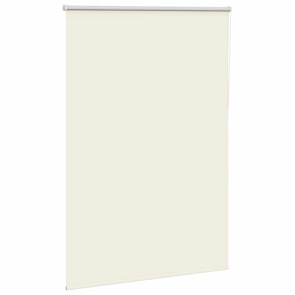 vidaXL Roller Blind Blackout Off White 95x175 cm Fabric Width 90.7 cm