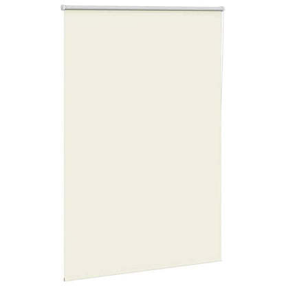 vidaXL Roller Blind Blackout Off White 105x175cm Fabric Width 100.7cm
