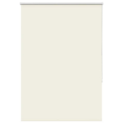 vidaXL Roller Blind Blackout Off White 110x175 cm Fabric Width 105.7 cm Polyester