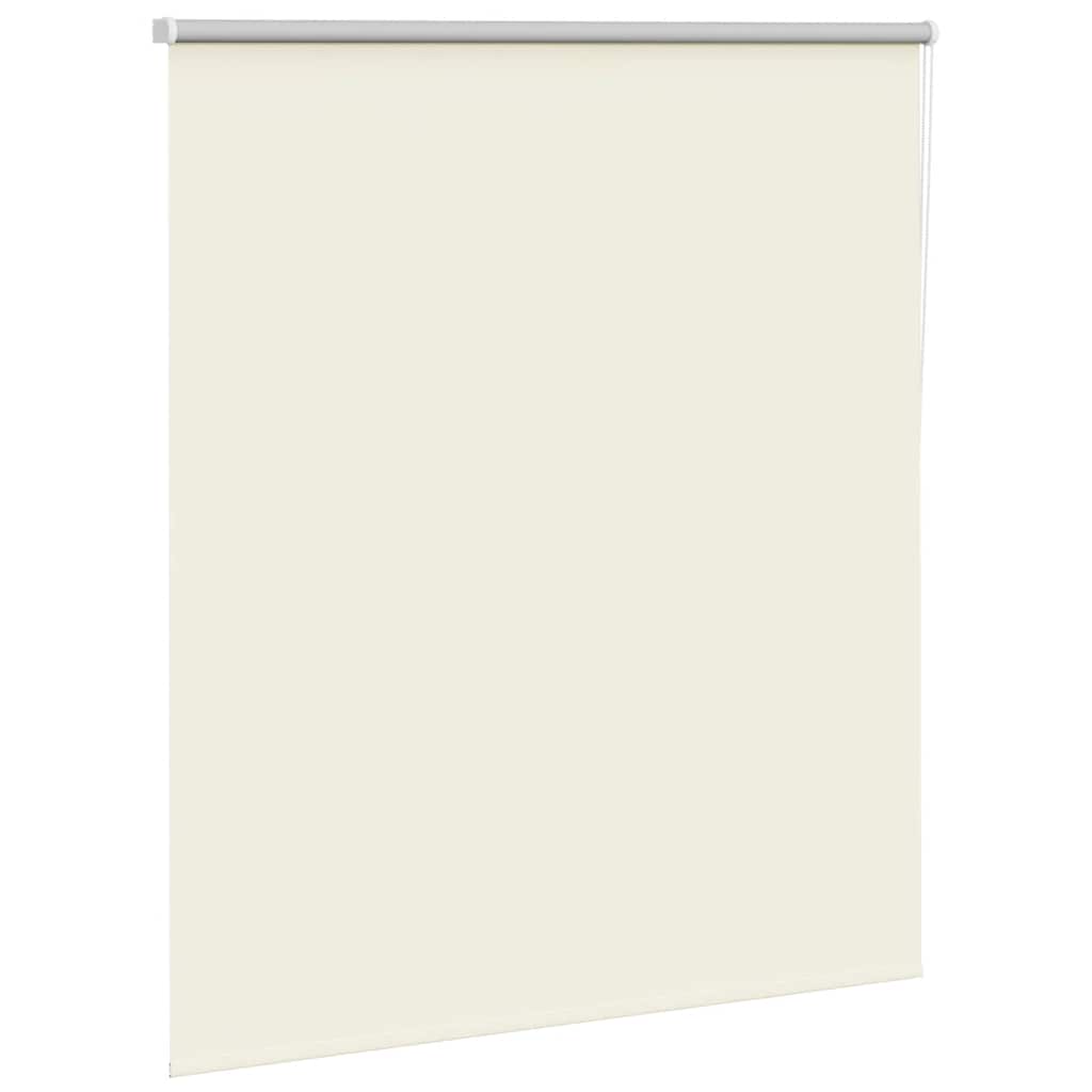 vidaXL Roller Blind Blackout Off White 140x175cm Fabric Width 136.6cm