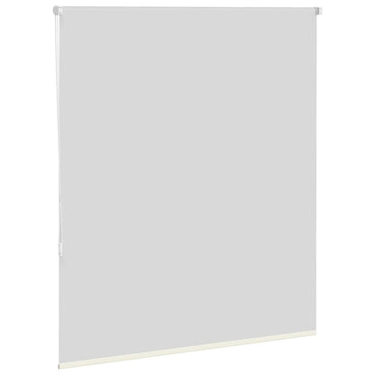 vidaXL Roller Blind Blackout Off White 140x175cm Fabric Width 136.6cm