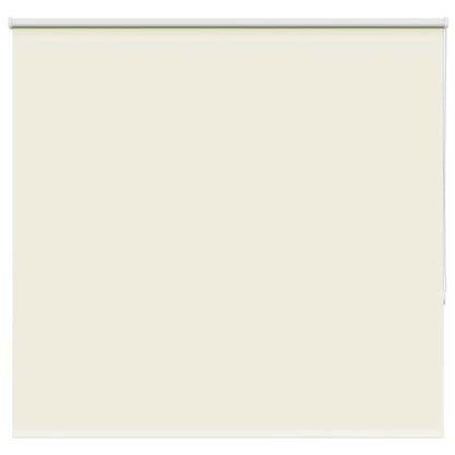 vidaXL Roller Blind Blackout Off White 160x175 cm Fabric Width 156.6 cm Polyester
