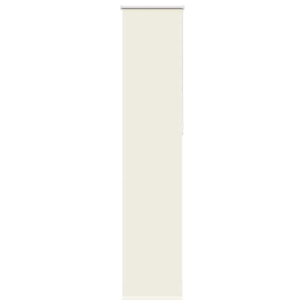 vidaXL Roller Blind Blackout Off White 40x210 cm Fabric Width 35.7 cm