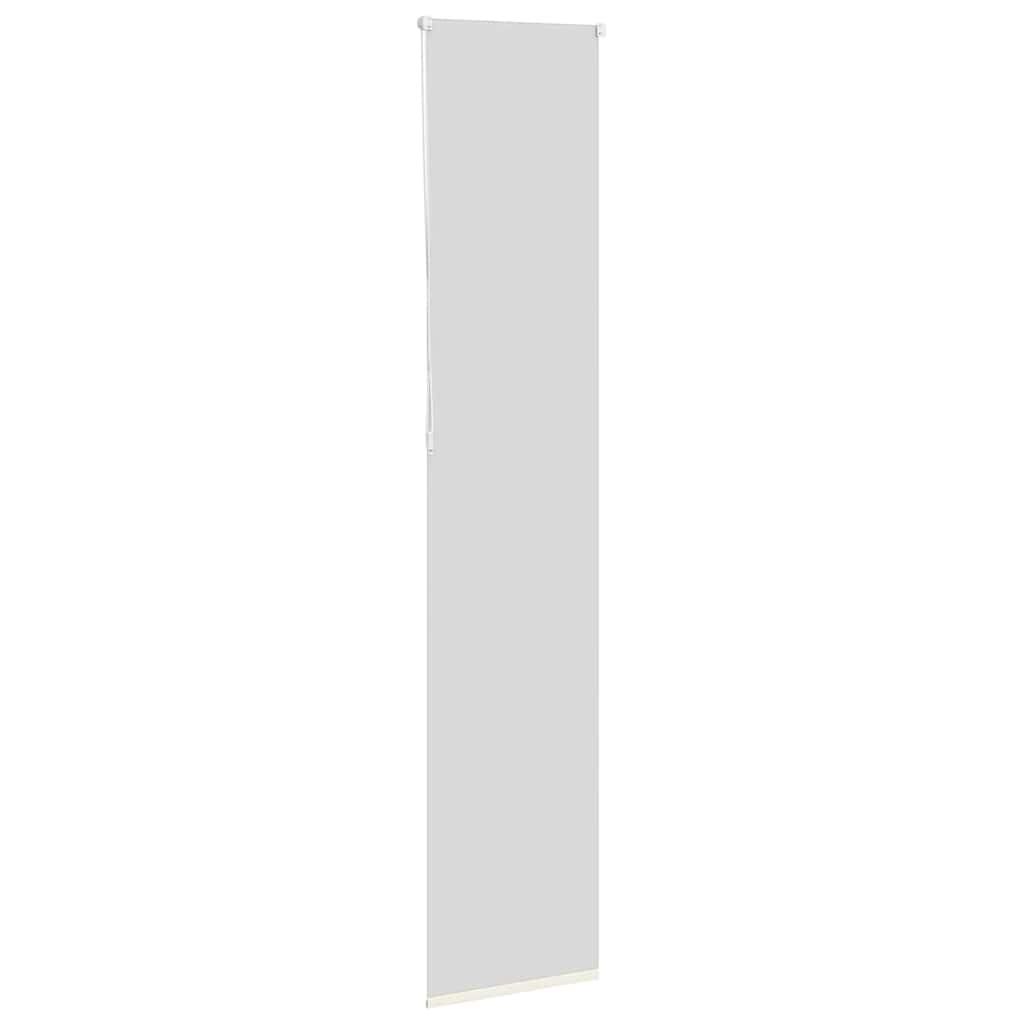 vidaXL Roller Blind Blackout Off White 40x210 cm Fabric Width 35.7 cm