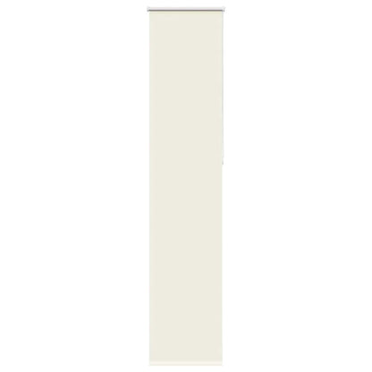 vidaXL Roller Blind Blackout Off White 50x210 cm Fabric Width 45.7 cm Polyester