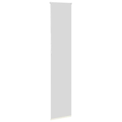 vidaXL Roller Blind Blackout Off White 55x210 cm Fabric Width 50.7 cm Polyester