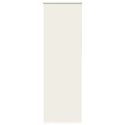 vidaXL Roller Blind Blackout Off White 75x210 cm Fabric Width 70.7 cm Polyester