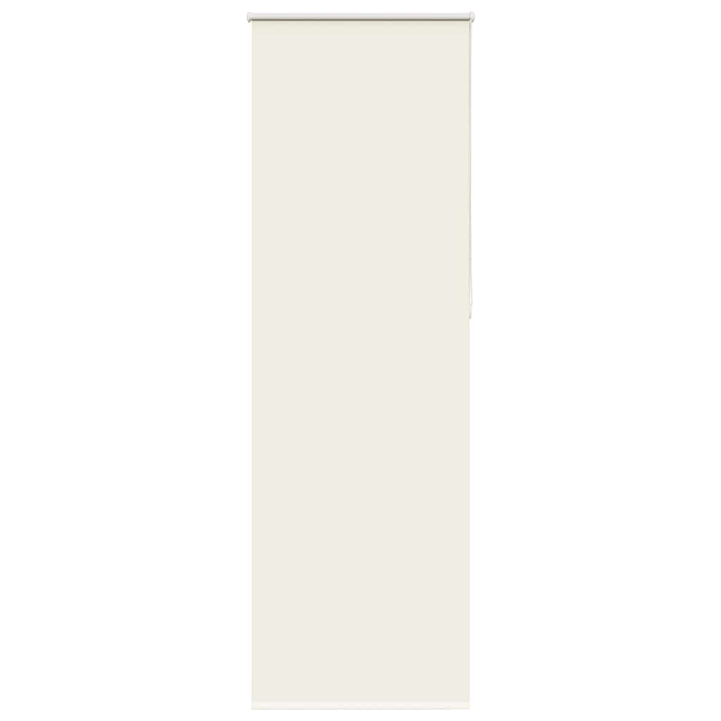 vidaXL Roller Blind Blackout Off White 80x210 cm Fabric Width 75.7 cm Polyester