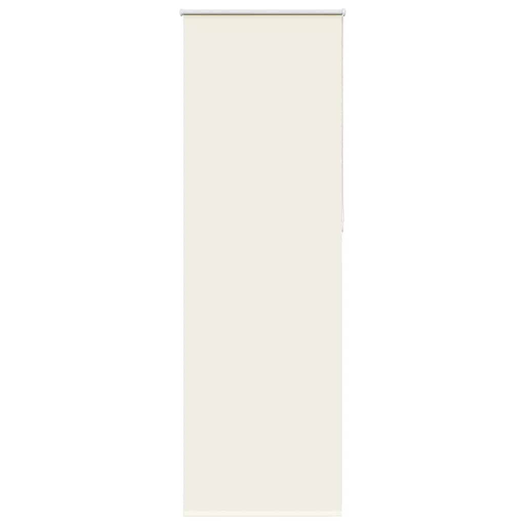 vidaXL Roller Blind Blackout Off White 85x210 cm Fabric Width 80.7 cm Polyester