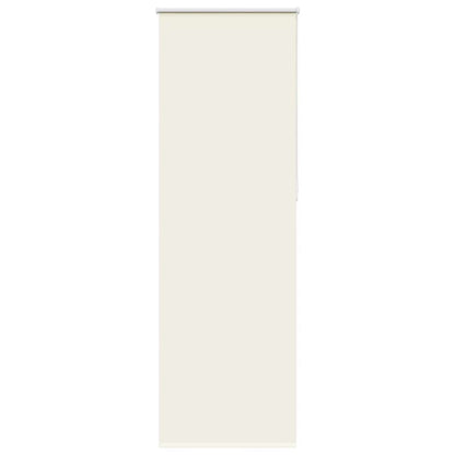 vidaXL Roller Blind Blackout Off White 85x210 cm Fabric Width 80.7 cm Polyester