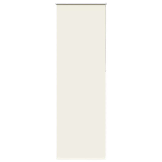 vidaXL Roller Blind Blackout Off White 85x210 cm Fabric Width 80.7 cm Polyester