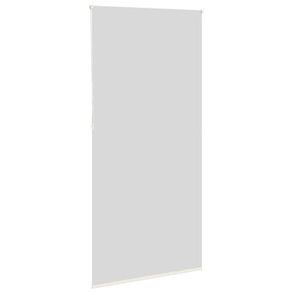 vidaXL Roller Blind Blackout Off White 90x210 cm Fabric Width 85.7 cm
