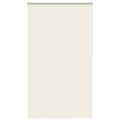 vidaXL Roller Blind Blackout Off White 120x210 cm Fabric Width 116.6 cm Polyester