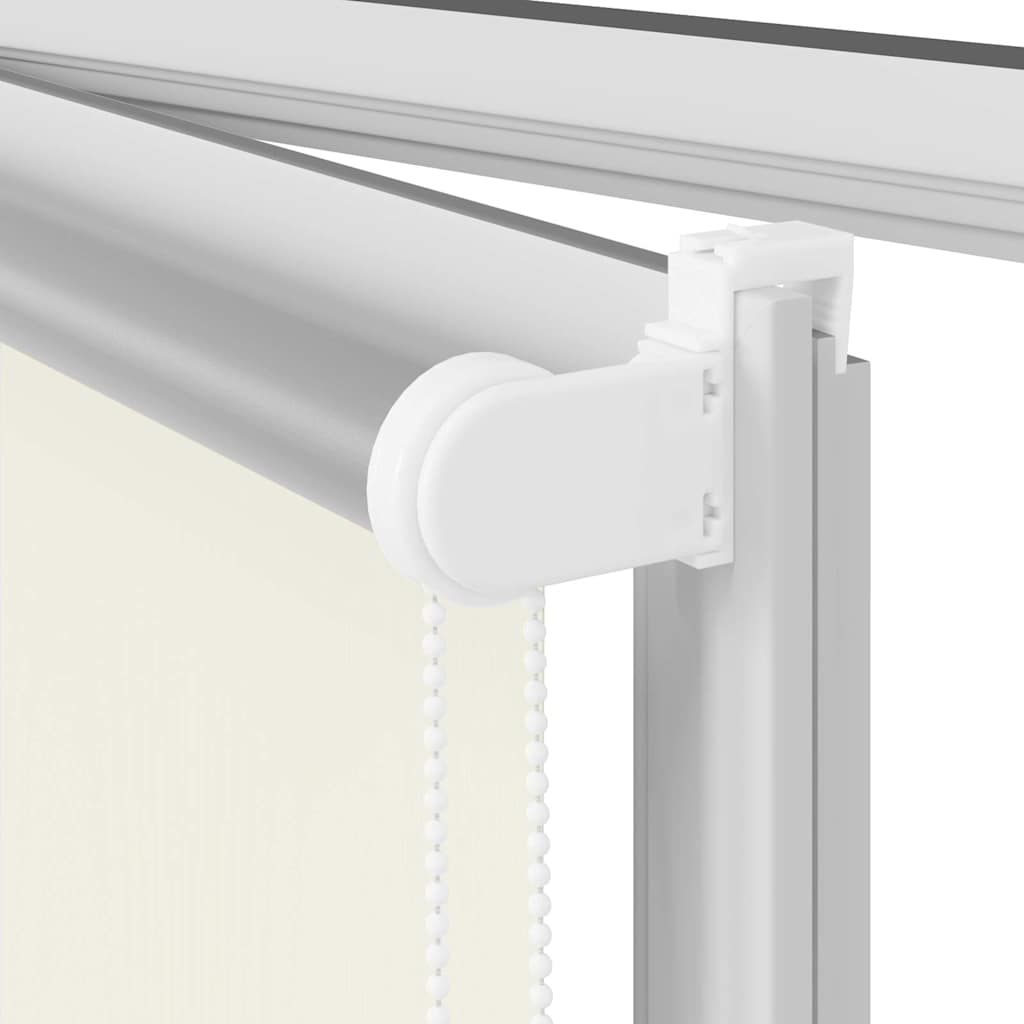 vidaXL Roller Blind Blackout Off White 135x210cm Fabric Width 131.6cm