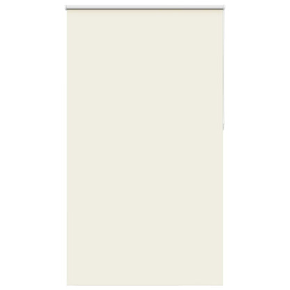 vidaXL Roller Blind Blackout Off White 140x210 cm Fabric Width 136.6 cm Polyester